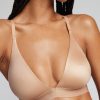 Glacé Triangle Bra in Buff