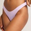 Pointelle Dipped Thong in Lilac